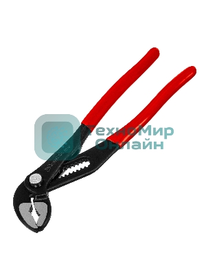 Переставные клещи Matrix 250 мм, кнопочный механизм, хром-ванадий, обливные рукоятки