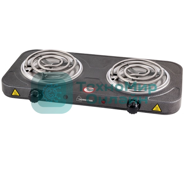 Плита электрическая Homestar HS-1105 1000+1000Вт Ф140+140мм ТЭН