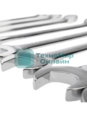 Набор ключей комбинированных Rexant 6х32 мм, 26 шт., CrV, полированный хром