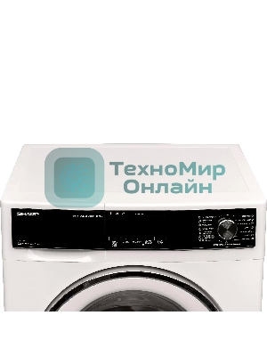 Стиральная машина Sharp ES814RW белый, загрузка фронтальная 8 кг, 1400 об/мин, класс: A+++