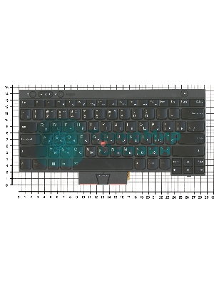 Клавиатура для ноутбука Lenovo ThinkPad T430 T430I X230 T530 L430 L530 черная с подсветкой