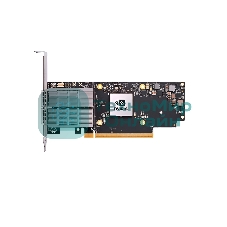 Сетевая карта Infiniband NVIDIA ConnectX-7 HHHL Adapter Card, 200GbE (default mode)/NDR200 IB, Dual-port QSFP112, PCIe 5.0 x16 with x16 PCIe extension option, Crypto D isabled, Secure Boot Enabled, Tall bracket