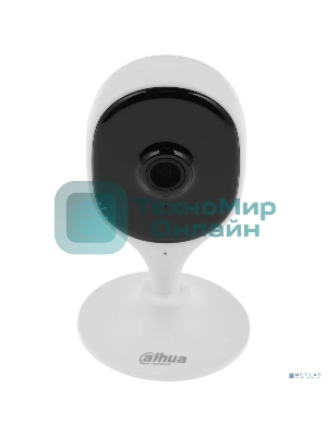 Компактная IP-видеокамера Dahua DH-IPC-C3AP-0280B с Wi-Fi 2.4ГГц 3Мп, 1/3.2” CMOS, объектив 2.8мм, обнаружение людей, ИК 10м, микрофон, динамик