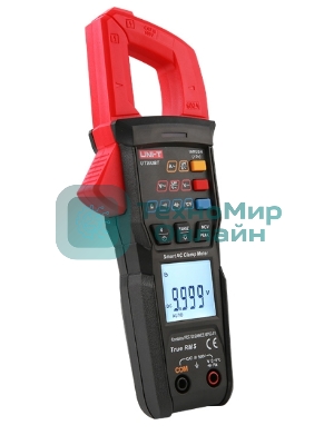 Напряжение постоянного/переменного тока (600 В); Токоизмерительные клещи UT202BT постоянный/переменный ток (600А); Сопротивление (100 МОм); Частота (1000 Гц); Емкость (100мФ); Температура (1000 ℃); Bluetooth