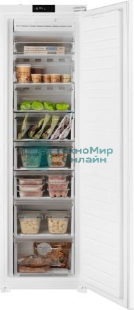 Встраиваемый морозильник Freezer Weissgauff WFI 178 V white