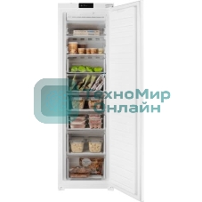 Встраиваемый морозильник Freezer Weissgauff WFI 178 V white