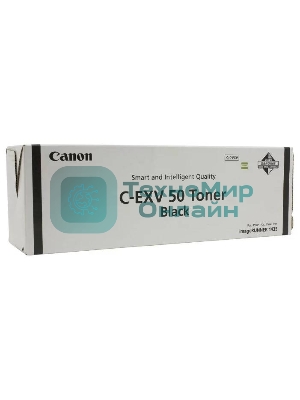 Картридж лазерный Canon C-EXV 50 Toner Black (9436B002), черный, 17600 стр при 6% (689g*1), для IR1435/1435i/1435iF