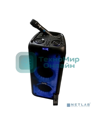 Акустическая колонка 1.0, Dialog Oscar AO-200 45WRMS, Караоке с беспр. микр., BT/FM/USB/SD/LED