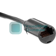 Патч-корд LANMASTER LAN-PCEXT/U5E-5.0-BK UTP RJ-45 мод.-вилка RJ-45 cat.5e 5м серый LSZH (уп.:1шт)