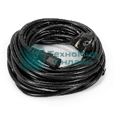 Кабель питания ExeGate Special PC-10S (Евровилка угловая Schuko->C13, 3*1.0мм2, CCA, черный, 10 м)