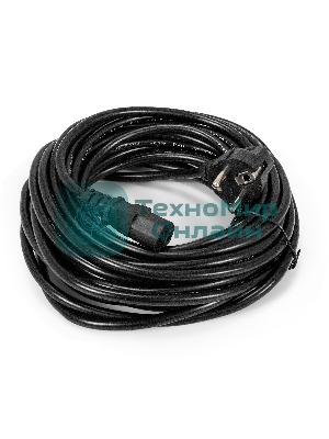 Кабель питания ExeGate Special PC-10S (Евровилка угловая Schuko->C13, 3*1.0мм2, CCA, черный, 10 м)