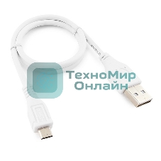 Кабель Gembird/Cablexpert AM/microBM 5P, 0.5м, экран, белый, пакет