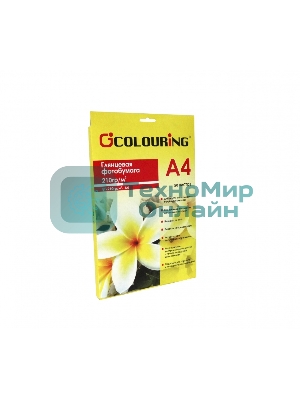 Фотобумага CG-БГ-210-А4-50 глянцевая, 210 г/м2, А4, 50 листов, 2880 dpi
