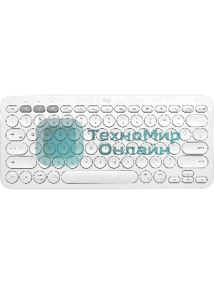 Клавиатура беспроводная Logitech K380, Bluetooth, белый