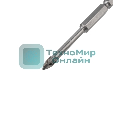 Сверло по стеклу и керамике Kranz 5 мм 4 грани шестигранный хвостовик