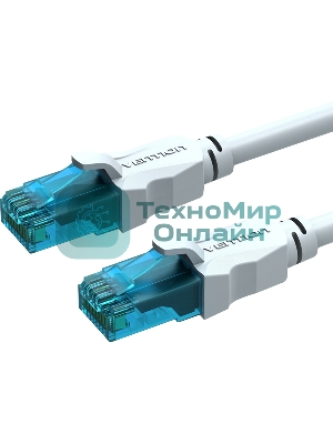 Патч-корд Vention прямой UTP cat.5е, RJ45 - 1,5м. Серый