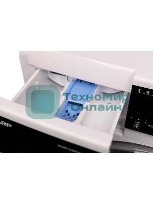 Стиральная машина Sharp ES814RW белый, загрузка фронтальная 8 кг, 1400 об/мин, класс: A+++