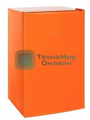 Холодильник Nordfrost NR 403 OR оранжевый однокамерный 100/11л морозилка сверху, ручная разморозка