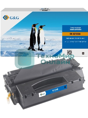 Картридж лазерный G&G GG-Q7553A черный (3000 стр.) для HP LJ P2010/P2014/P2015/M2727nf MFP/M2727nfs MFP