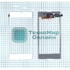 Сенсорное стекло (тачскрин) для Sony Xperia E3 (D2202) белое
