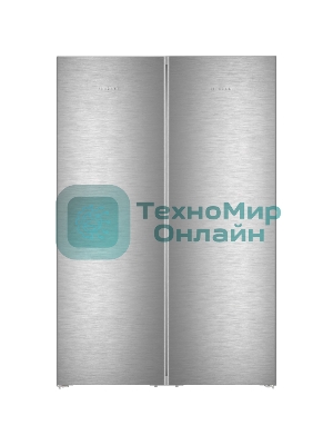 Холодильник Liebherr Комбинация XRFsd 5220-22 001 (SFNsdd 5227-22 001 + SRsdd 5220-22 001) нержавеющая сталь двухкамерный 398/271л морозилка сбоку, No Frost, Side by Side