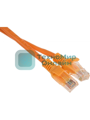 Патч-корд Premier PP12-2M/O 1000Гбит/с UTP 4 пары cat.5E CCA molded 2м оранжевый RJ-45 (m)-RJ-45 (m)