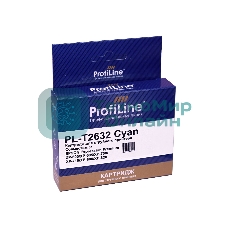 Картридж струйный ProfiLine PL-T2632 для принтеров Epson Expression Premium XP-600/XP-605/XP-700/XP-710/XP-800/XP-820 с чернилами Cyan