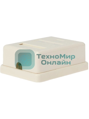 Розетка компьютерная Rexant 1-м ОП RJ45 CAT 5E бел.