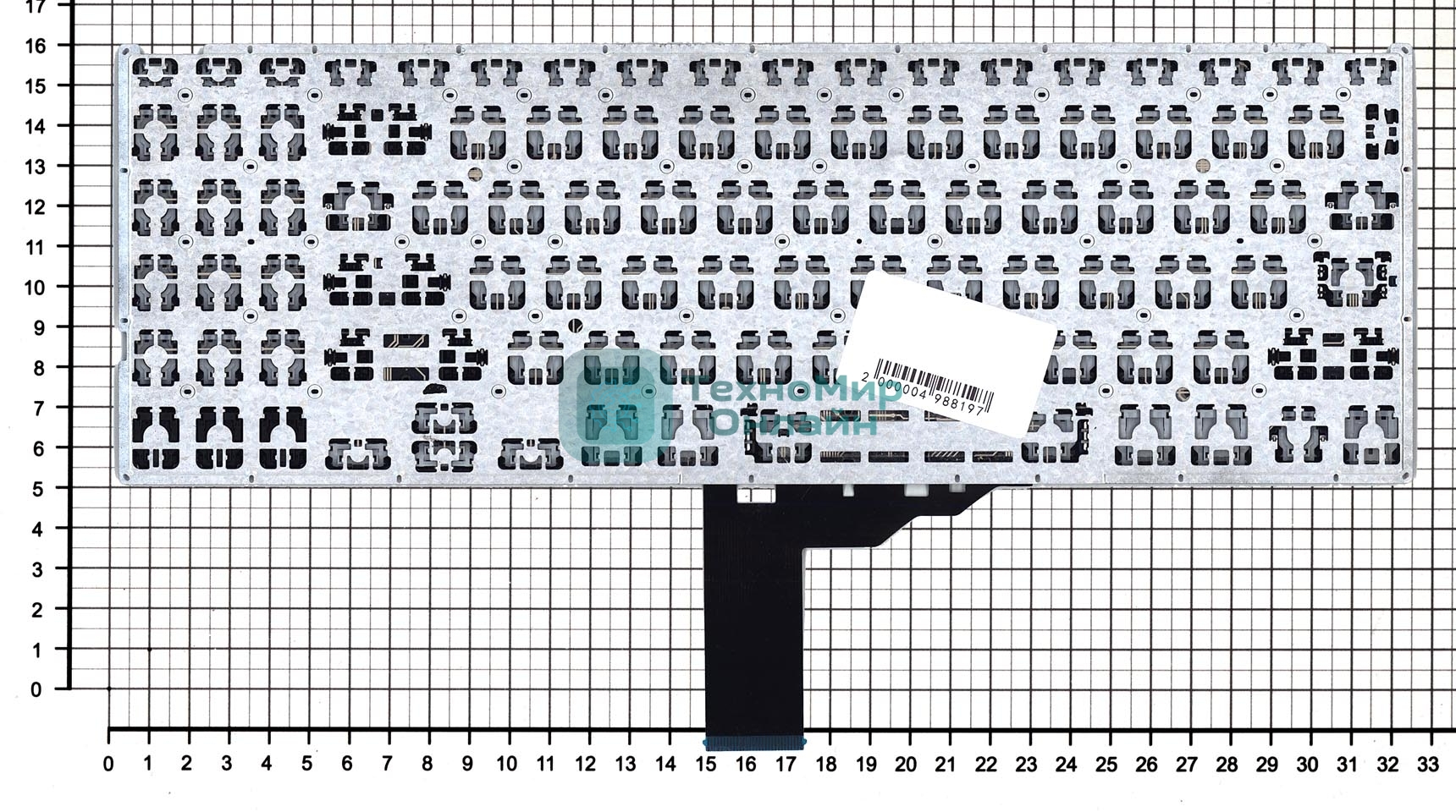 Клавиатура для ноутбука Asus Pro P3540, X545 черная
