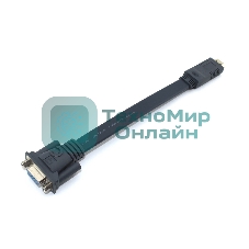 Переходник с кабелем HDMI на VGA цветной 230 мм