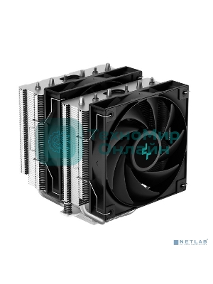 Кулер для процессора DEEPCOOL AG620 черный, 120 мм, алюминий/медь, 1850 об/мин, 29.4 дБ, 4 pin, 260 Вт, 157 мм