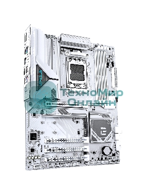 Материнская плата Gigabyte B850 EAGLE WIFI7 ICE, AM5, AMD B850, 4xDDR5, 4xSATA, 3xM.2, 1xPCIe 5.0 x16, 1xPCIe 4.0 x4, 2xPCIe 3.0 x1, 1xDP (v1.4), 1xHDMI, 1x2.5Gb LAN, Wi-Fi 7, Bluetooth 5.4, 1xUSB-C 5Gbps, 2xUSB-A 10Gbps, 2xUSB-A 5Gbps, 4xUSB-A 2.0, 3x3.5 мм, 7.1, ATX
