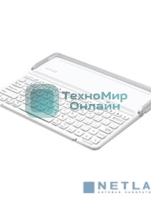 Клавиатура Delux iStation беспроводная, Bluetooth, белый