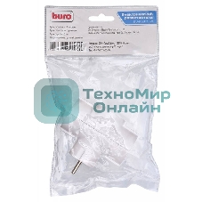 Сетевой разветвитель Buro BU-PS3TG-W (3 розетки) белый (пакет ПЭ)