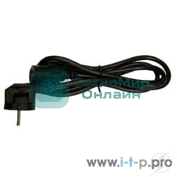 Кабель питания Gembird 1.8м, черный, с заземлением, пакет PC-186-(6)