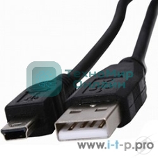 Кабель Rexant Шнур mini USB (male) - USB-A (male) 0.2M черный