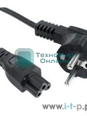 Кабель питания для ноутбуков Cablexpert PC-186-ML12 1.8м, 3-pin, с зазем., пакет