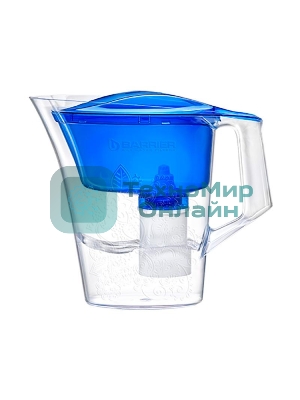 Кувшин Барьер Танго синий с узором 2.5л.