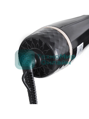 Фен-расческа Galaxy Line GL 4407 черный, 1200 Вт