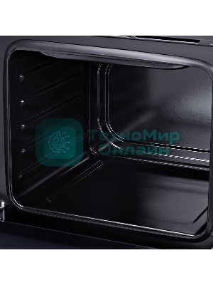 Духовой шкаф электрический Hyundai HEO 6630 BG черный, встраиваемый