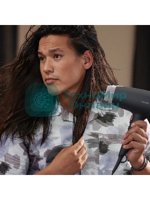 Фен Philips BHD351/10 черный, 2100 Вт, ионизация