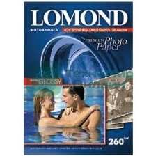 Фотобумага Lomond 1103101 A4/260г/м2/20л./белый высокоглянцевое для струйной печати