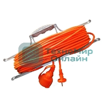 Удлинитель-шнур на рамке 1х50 м без заземл. 6А IP44 УШ-6 ПВС 2х0.75 UNIVersal 9632020