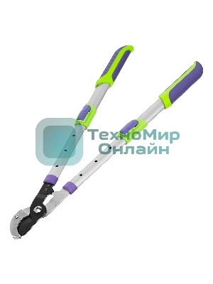 Сучкорез с наковальней Palisad 540-705 мм, телескопические стальные обрезиненные рукоятки