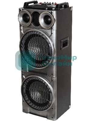 Минисистема SUPRA SMB-2150 черный 1200Вт FM USB BT SD (в комплекте: активн.+пассив.колонки)