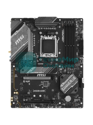 Материнская плата MSI B650M GAMING PLUS WIFI, AM5, AMD B650, 4xDDR5, 4xSATA, 2xM.2, 1xPCI-E 4.0 x16, 2xPCI-E x1, 1xHDMI, 1xDP, 1x 2.5Gb LAN, 4xUSB-A 3.2 Gen 1, 3xUSB-A 3.2 Gen 2, 1xUSB-C 3.2 Gen 2, 3x3.5 мм, 7.1, Micro-ATX