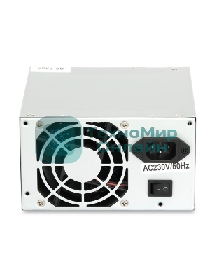 Блок питания CROWN CM-PS400W (20+4in, 80мм FAN, SATA*2, PATA(big Molex)*4, FDD*1, 4+4pin, Lines 1x12V OEM)