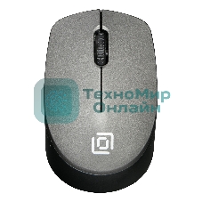 Мышь беспроводная Oklick 486MW серый/черный, 1000 dpi, радиоканал, USB, кнопки - 3