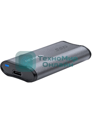 Внешний SSD ADATA Elite SE880, 500 Gb, USB 3.2 Gen 2x2 Type-C, R/W 2000/2000, серый