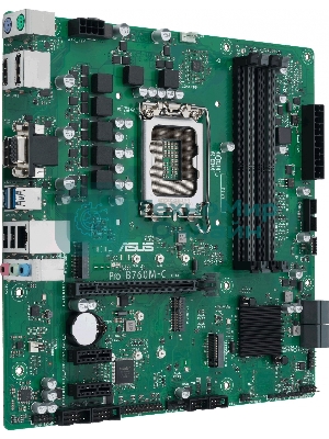 Материнская плата ASUS Pro B760M-C-CSM, LGA 1700, Intel B760, 4xDDR5, 4xSATA, 2xM.2, 1xPCI-E 4.0 x16, 2xPCI-E x1, 1x 1Gb LAN, 2xUSB-A 2.0, 2xUSB-A 3.2 Gen 1, 1xHDMI, 1xVGA, 2xDP, 3x3.5 мм, 7.1, Micro-ATX